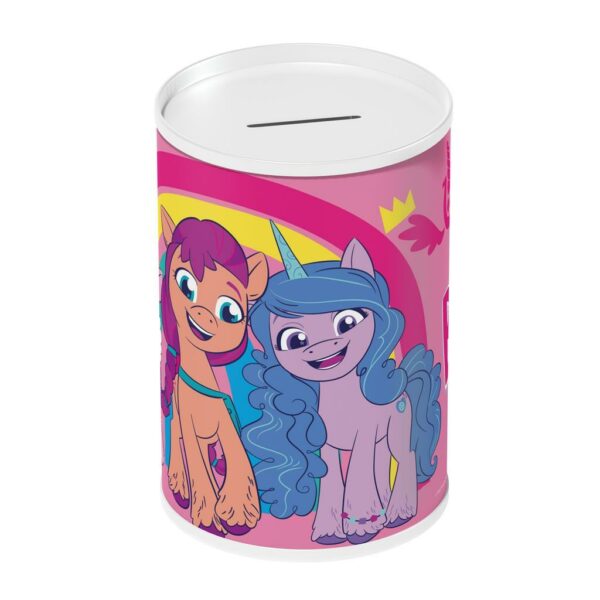 Διακάκης Παιδικός Κουμπαράς Μεταλλικός My Littlie Pony Πολύχρωμος 10x10x15cm 483115