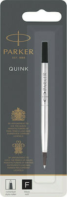 Parker Quinkflow Ανταλλακτικό Μελάνι για Στυλό σε Μαύρο Χρώμα Fine