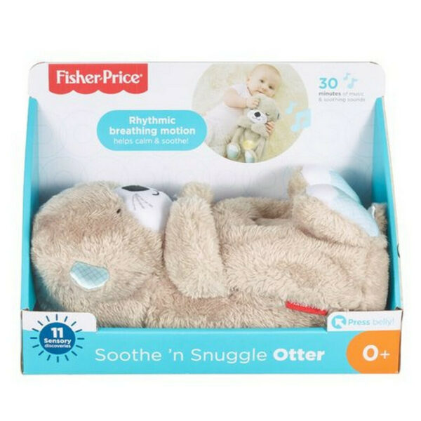 Fisher Price Βίδρα με Κίνηση Αναπνοής από Ύφασμα με Μουσική για Νεογέννητα FXC66