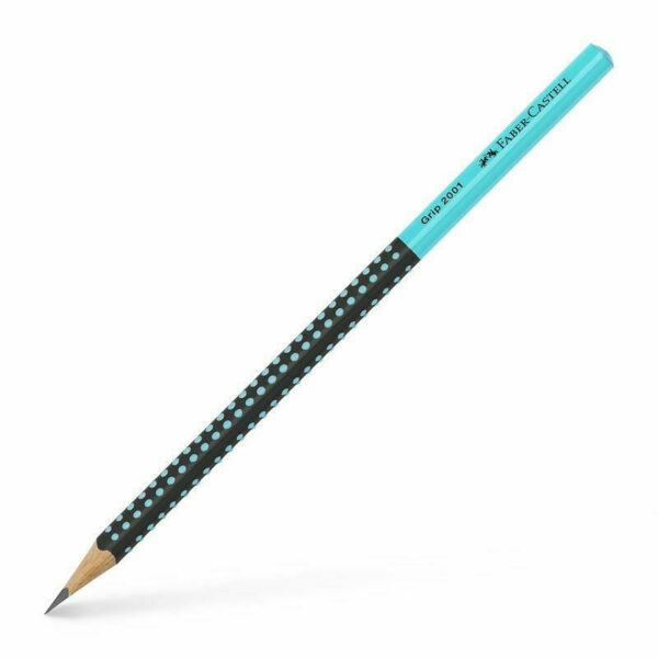 Faber-Castell Grip 2001 Μολύβι Turquoise & Black HB 517012