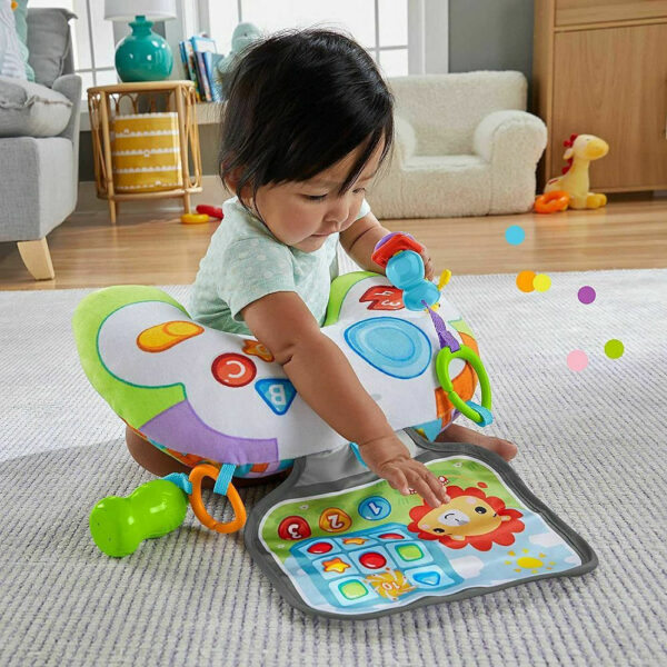 Fisher Price Μαξιλάρι Δραστηριοτήτων από Ύφασμα για Νεογέννητα HGB89 - Image 3