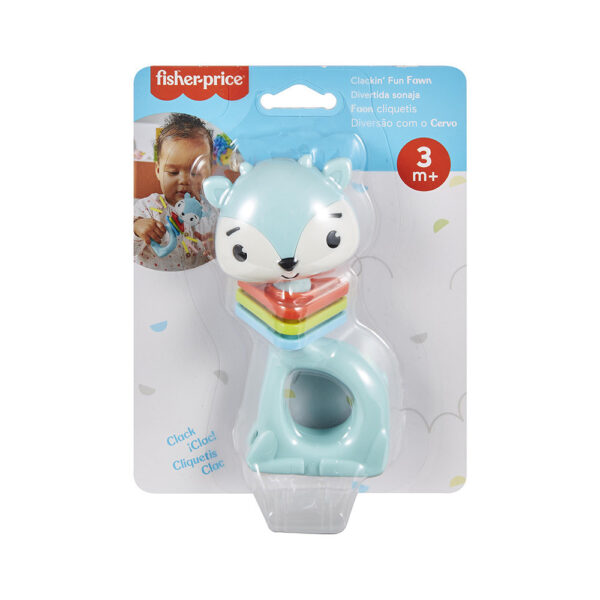 Fisher Price Κουδουνίστρα Ελαφάκι για 3+ Μηνών HKD68