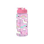 iDrink Πλαστικό Παγούρι με Καλαμάκι Unicorn 400ml ID2108