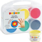 Primo 6 Ditacolor Σετ Δακτυλομπογιές 100ml 6τμχ 221TD100SP