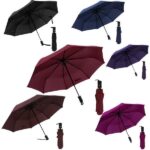Next Ομπρέλα σπαστή, αυτόματη 6 σκούρα χρώματα (Καφέ, Μπλε, Μπορντό, Μαύρο, Πράσινο, Ροζ) Ø55εκ. 27861