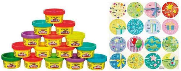 Hasbro Play-Doh 15 Πλαστοζυμαράκια Πλαστελίνης Party Bag 18367 - Image 2