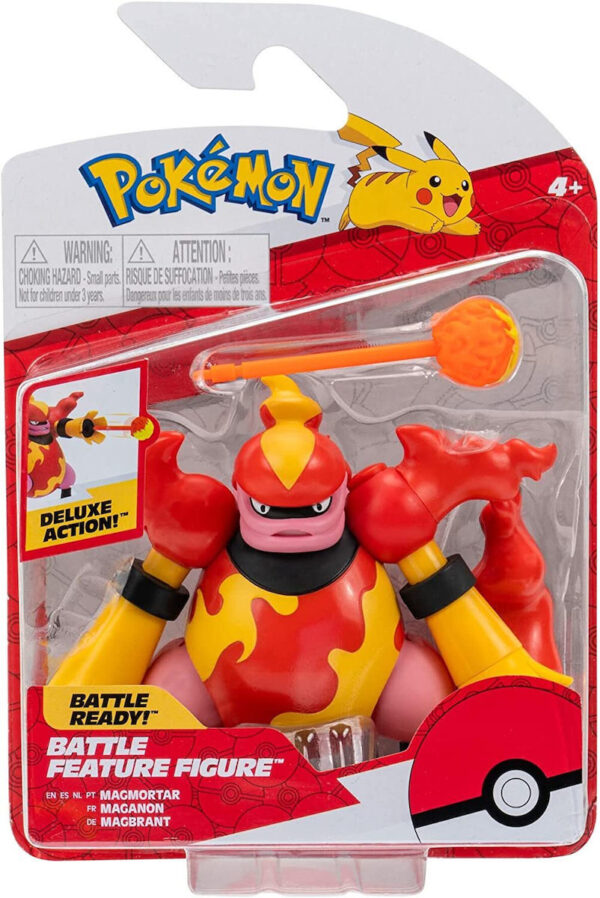 Jazwares Παιχνίδι Μινιατούρα Pokemon Magmortar PKW0169