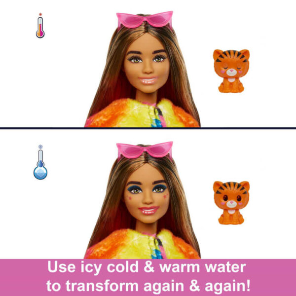 Mattel Κούκλα Barbie Cutie Reveal Τιγράκι HKP99 - Image 4