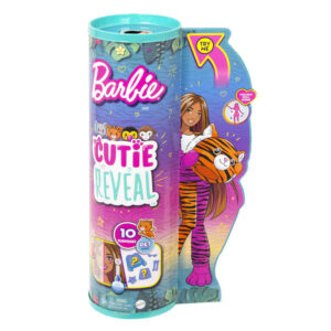 Mattel Κούκλα Barbie Cutie Reveal Τιγράκι HKP99