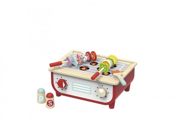 Tooky Toy Ξύλινο Σετ Κουζίνας & BBQ TF327 - Image 2