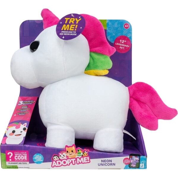 Jazwares Adopt Me Λούτρινο Μονόκερος 30Cm Με Φως JWA00010