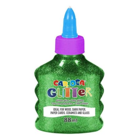 Carioca Χρυσόσκονη Glitter Πράσινο 88ml 31097/04
