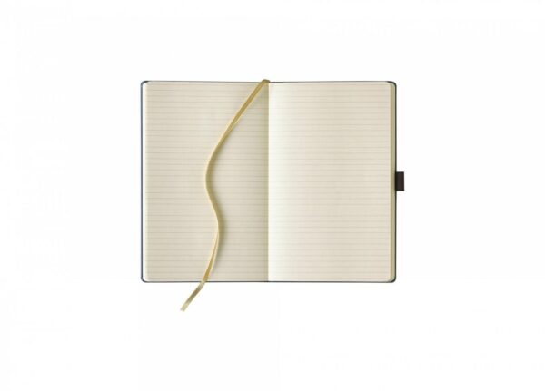 Θεοφύλακτος Σημειωματάριο Ivory Soft Flex Μαύρο Ριγέ  13x21cm Q246B.036 - Image 2