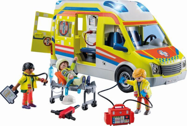 Playmobil City Life Ασθενοφόρο με Διασώστες 71202 - Image 2