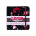 Royal Talens Sketch book Νεκρή φύση με λουλούδια σε γυάλινο βάζο 80φυλ. 12x12εκ. 140γρ. 38995