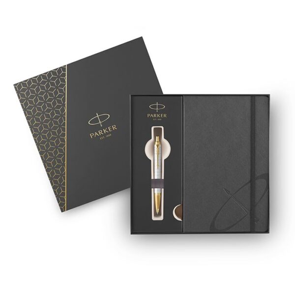 Parker Σετ Στυλό Ballpen Im Premium Pearl και Σημειωματάριο 1159.3103.10