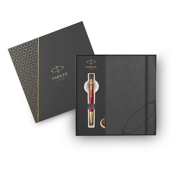 Parker Σετ Στυλό Ballpoint Κόκκινο και Σημειωματάριο 1159.3103.04