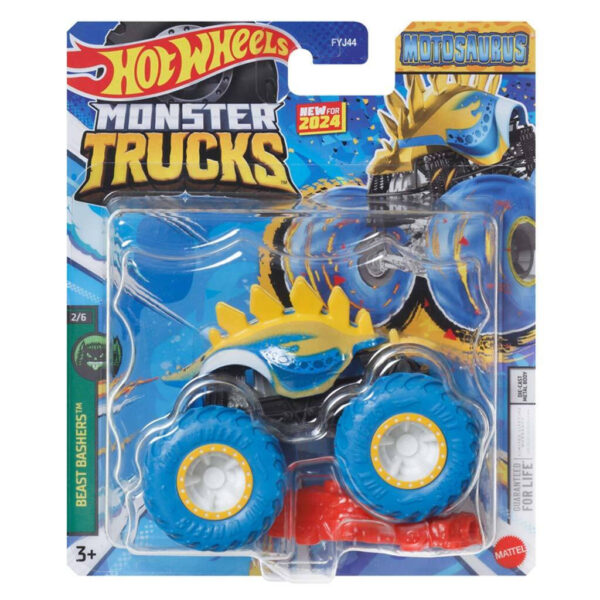 Mattel Αυτοκινητάκι Hot Wheels Monster Trucks Motosaurus FYJ44 HTM43