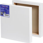 Metron Καμβάς σε Τελάρο Λευκός Τετράγωνος με Σφήνες 10x10εκ. 350gr/m² 721.10-10