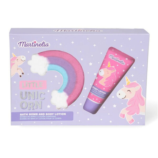 Martinelia Little Unicorn Body Lotion 60ml & Bath Bomb 150g 2τμχ 99817