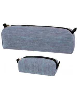 Polo Wallet Jean Κασετίνα Βαρελάκι με 1 Θήκη Maya Blue 937006 5502