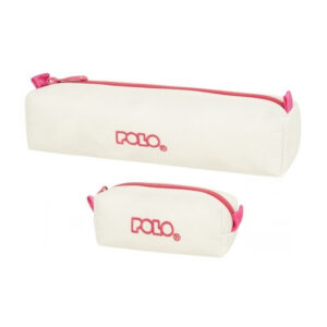 Polo Wallet Κασετίνα Βαρελάκι με 1 Θήκη Λευκή 937006 2543