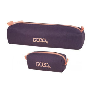 Polo Wallet Κασετίνα Βαρελάκι με 1 Θήκη Purple & Pink 937006 4839