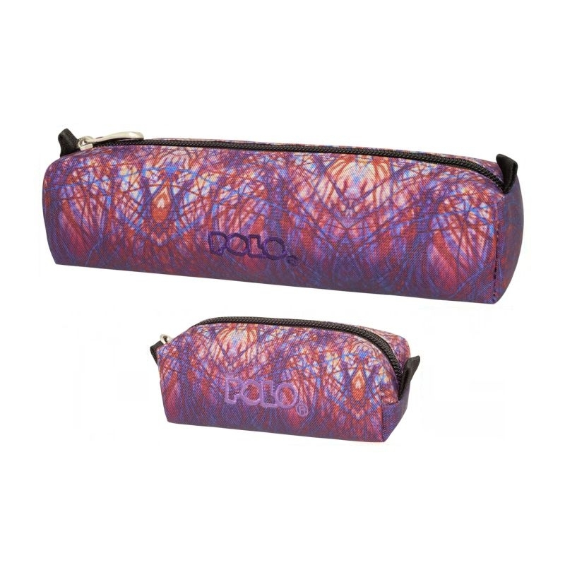 Polo Wallet Κασετίνα Βαρελάκι με 1 Θήκη Purple & Blue 937006 8257