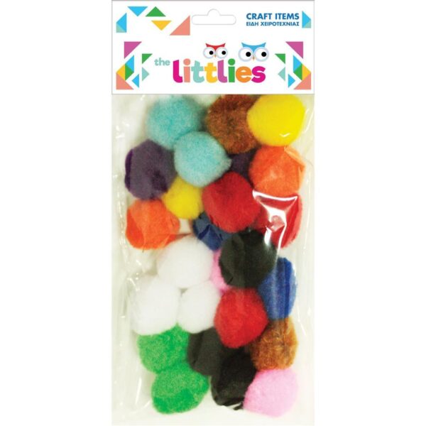 The Littlies Πομ Πομ Χειροτεχνίας Σετ 25τμχ 646596