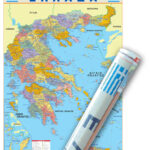 Πολιτικός Χάρτης Ανάρτησης Ελλάδας 100Χ140cm 9789604482399