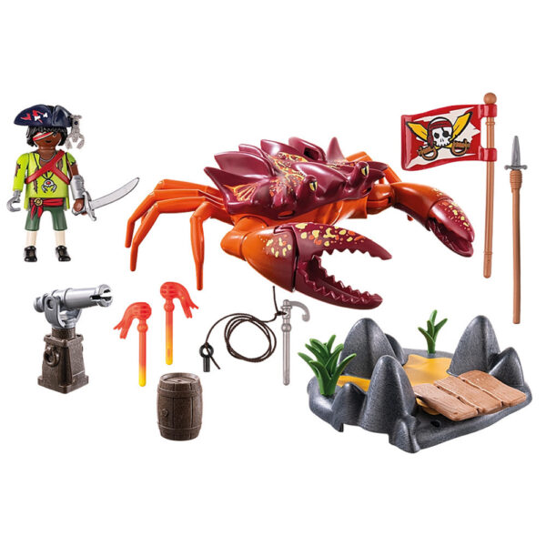 Playmobil Pirates Μάχη με τον Γιγάντιο Κάβουρα 71532 - Image 2