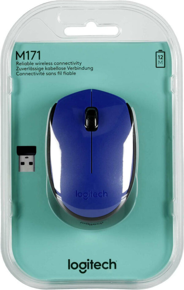 Logitech M171 Ασύρματο Mini Ποντίκι Μπλε 910-004640 - Image 2