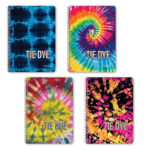 Logigraf Σπιράλ Τετράδια Ριγέ Α4 2 Θεμάτων Wirelock Tie Dye (Διάφορα Σχέδια/Χρώματα) 03322