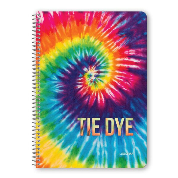 Logigraf Σπιράλ Τετράδια Ριγέ Α4 2 Θεμάτων Wirelock Tie Dye (Διάφορα Σχέδια/Χρώματα) 03322 - Image 3