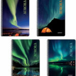 Logigraf Σπιράλ Τετράδια Ριγέ Β5 2 Θεμάτων Πολύχρωμο Aurora 02412