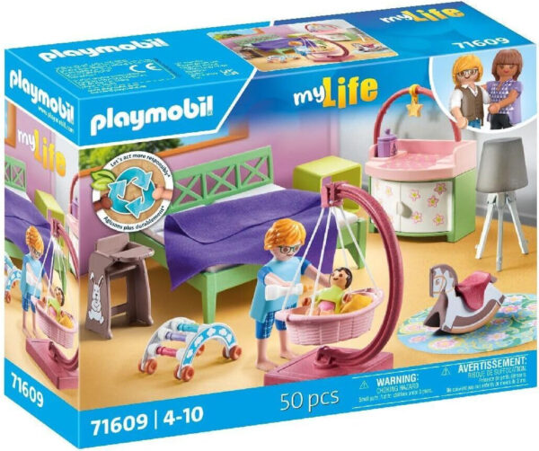 Playmobil MyLife Υπνοδωμάτιο Με Κούνια 71609