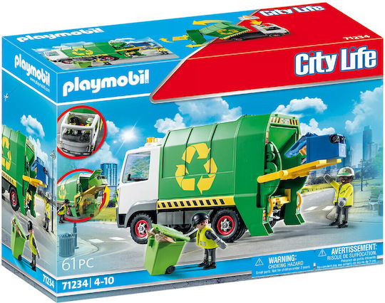 Playmobil City Life Όχημα Ανακύκλωσης για 4-10 ετών71234