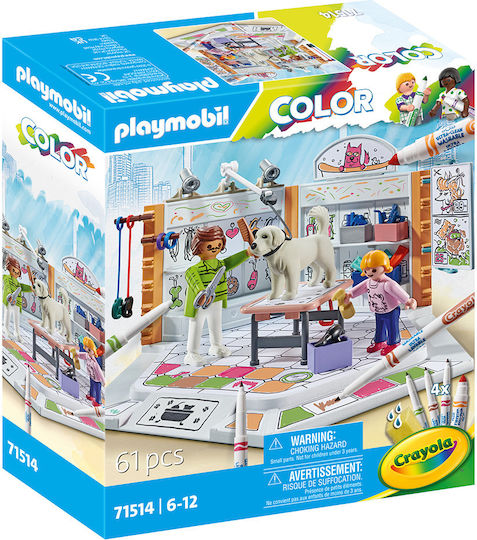Playmobil Color Κομμωτήριο Σκύλων για 6-12 ετών71514