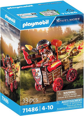 Playmobil Novelmore O Kahboom Με Το Αγωνιστικό Του Όχημα 71486