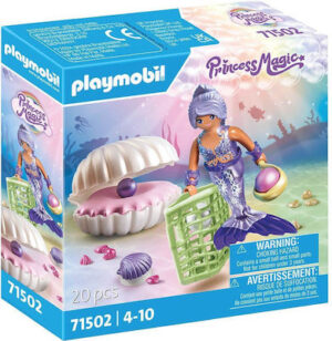 Playmobil Princess Magic Γοργόνα Κοχύλι Μαργαριταριών 71502