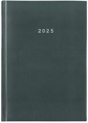 Next Ημερολόγιο 2025 Basic Xl Ημερήσιο Δετό Γκρι 21x29εκ 02049-08