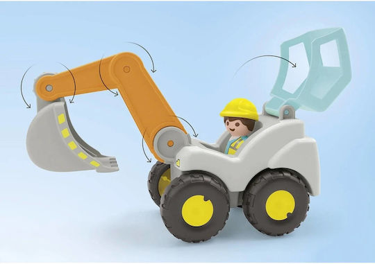 Playmobil Junior Φορτωτής Εκσκαφέας για 1-4 ετών 71684 - Image 5