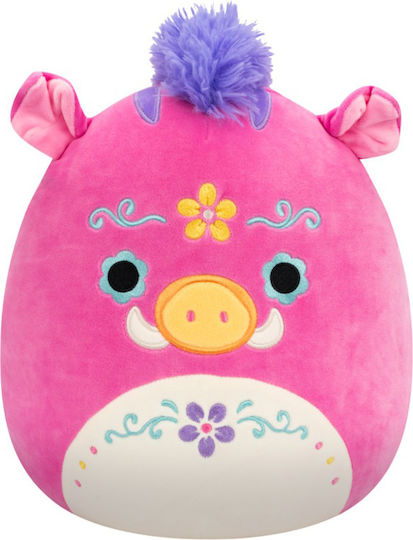 Squishmallows Λούτρινο Day Dead Horacio Pink Boar 19εκSQHW00941
