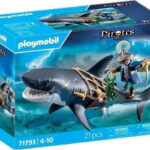 Playmobil Pirates Πειρατής Με Γιγαντιαίο Καρχαρία για 4-10 ετών 71793