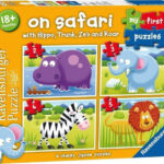 Παιδικό Puzzle On Safari 17pcs για 1.5+ Ετών Ravensburger 07301