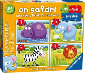 Παιδικό Puzzle On Safari 17pcs για 1.5+ Ετών Ravensburger 07301