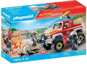 Playmobil Action Heroes Πυροσβεστικό Όχημα 4x4 για 4-10 ετών 71824