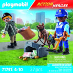 Playmobil Action Heroes Αστυνομική έρευνα κλοπιμαίων για 4-10 ετών 71731