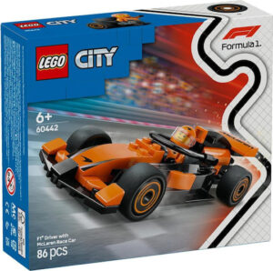 Lego City F1 Driver With Mclaren Race Car για 6+ Ετών 86τμχ 60442