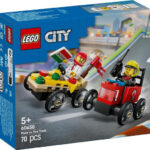 Lego City Pizza vs. Fire Truck για 5+ Ετών 70τμχ 60458